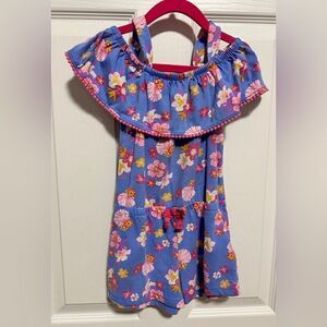 Tommy Bahama girls jumper. Blue and pink with shells and flowers. Extra small.